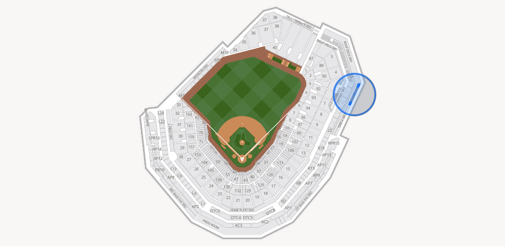 Fenway Park Seating Chart