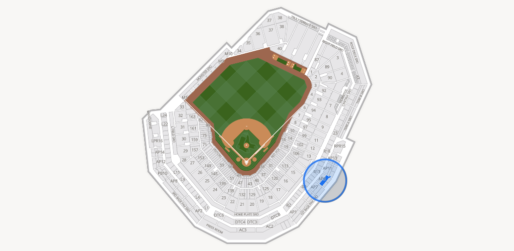 Fenway Park Seating Chart