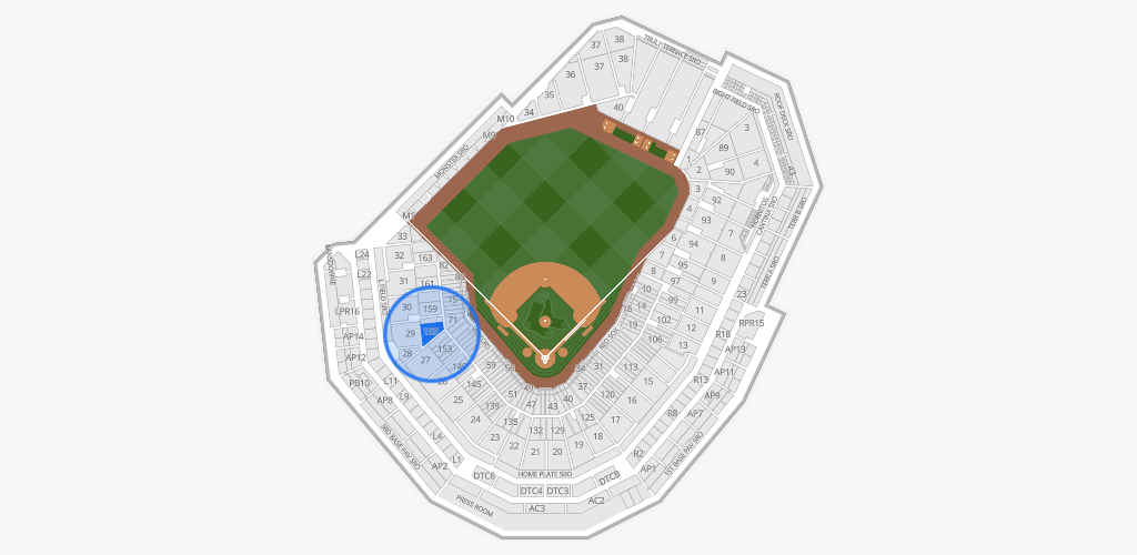 Fenway Park Seating Chart