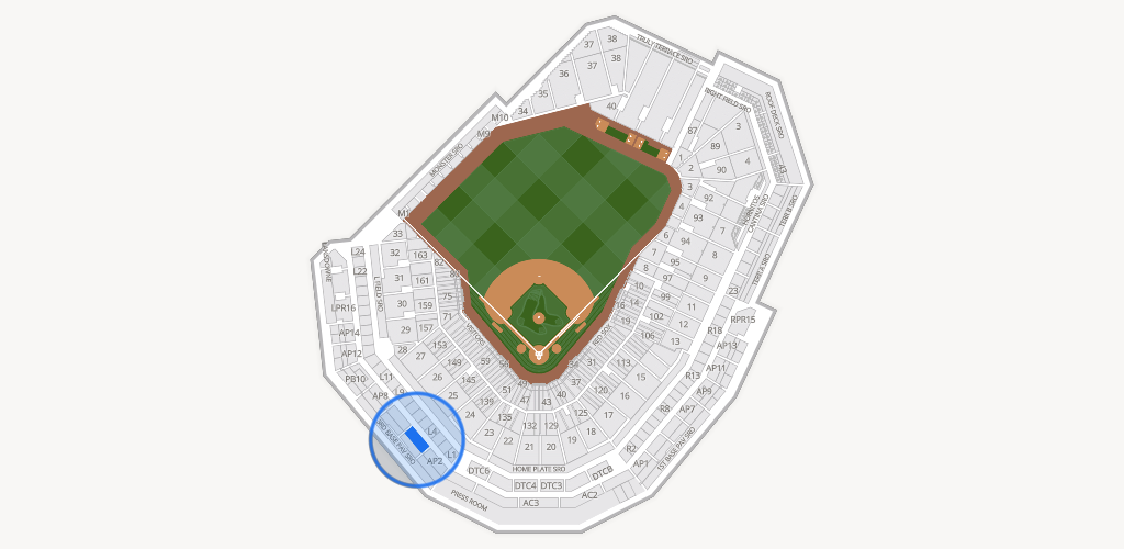 Fenway Park Seating Chart