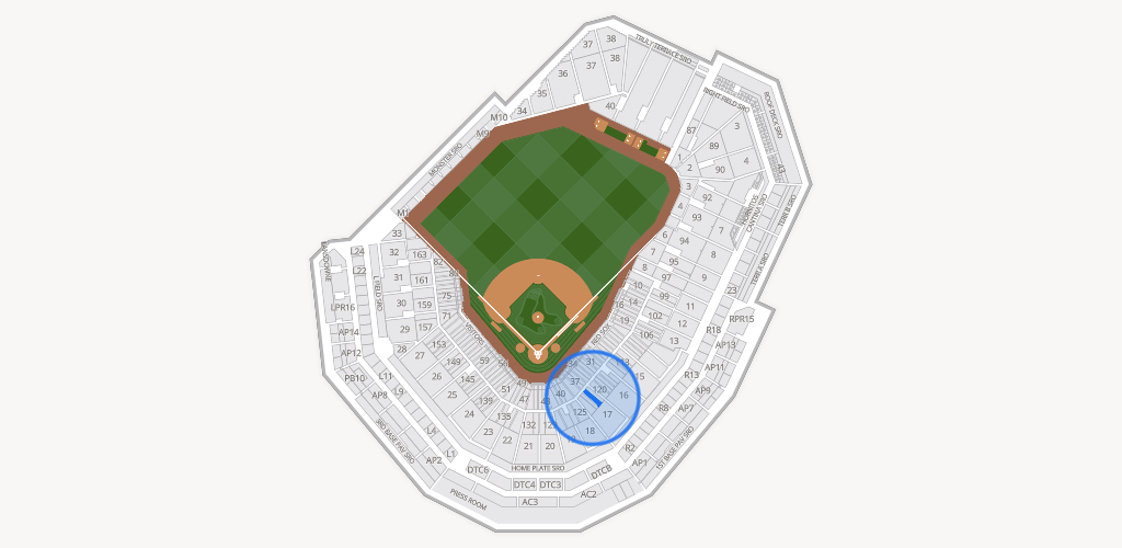 Fenway Park Seating Chart