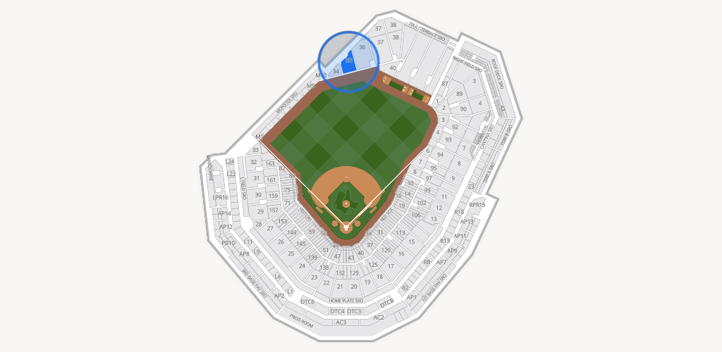 Fenway Park Seating Chart