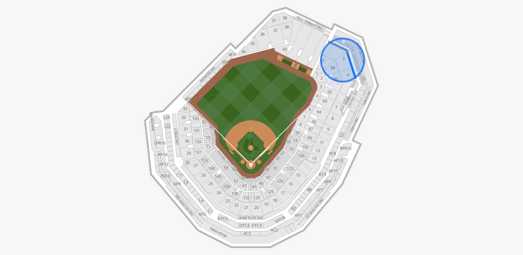 Fenway Park Seating Chart