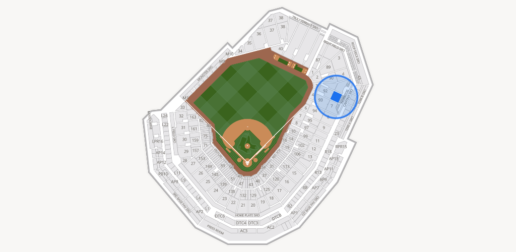 Fenway Park Seating Chart
