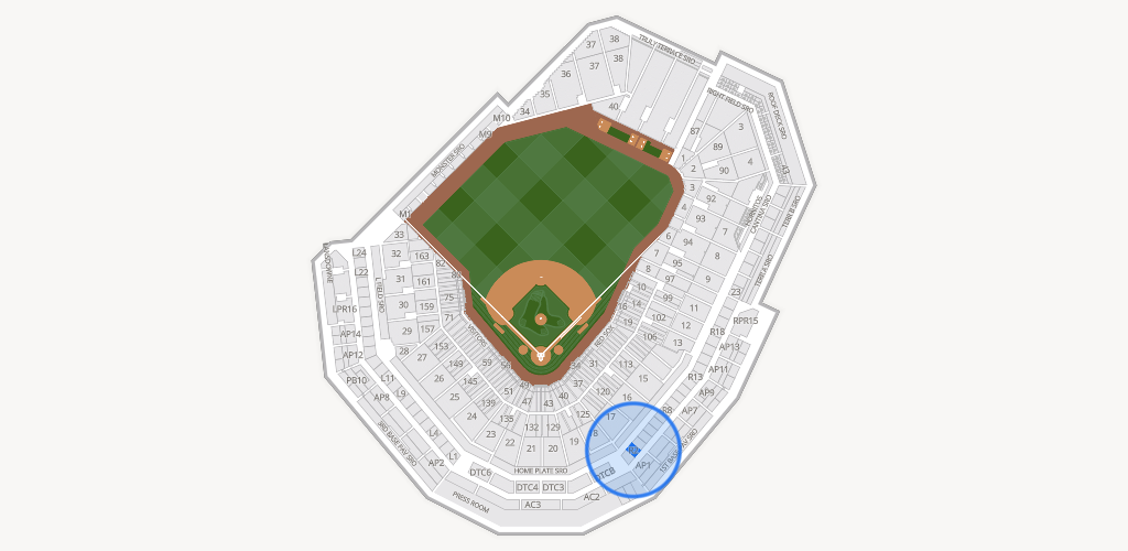 Fenway Park Seating Chart