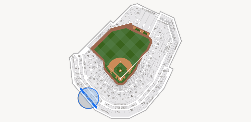 Fenway Park Seating Chart