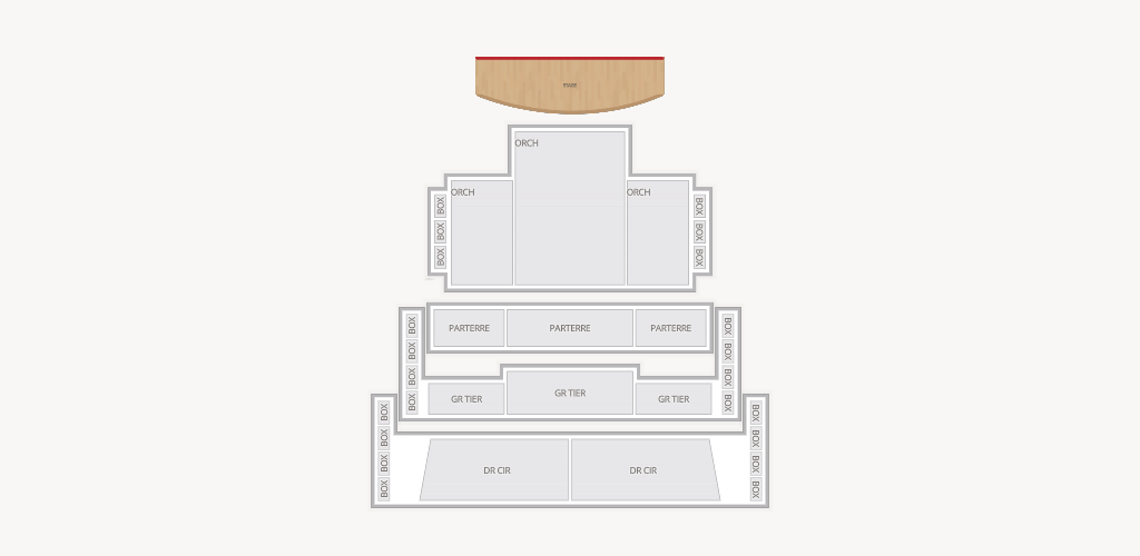 Ferguson Center for the Arts Concert Hall Seating Chart
