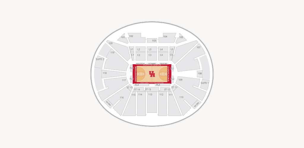Fertitta Center Seating Chart