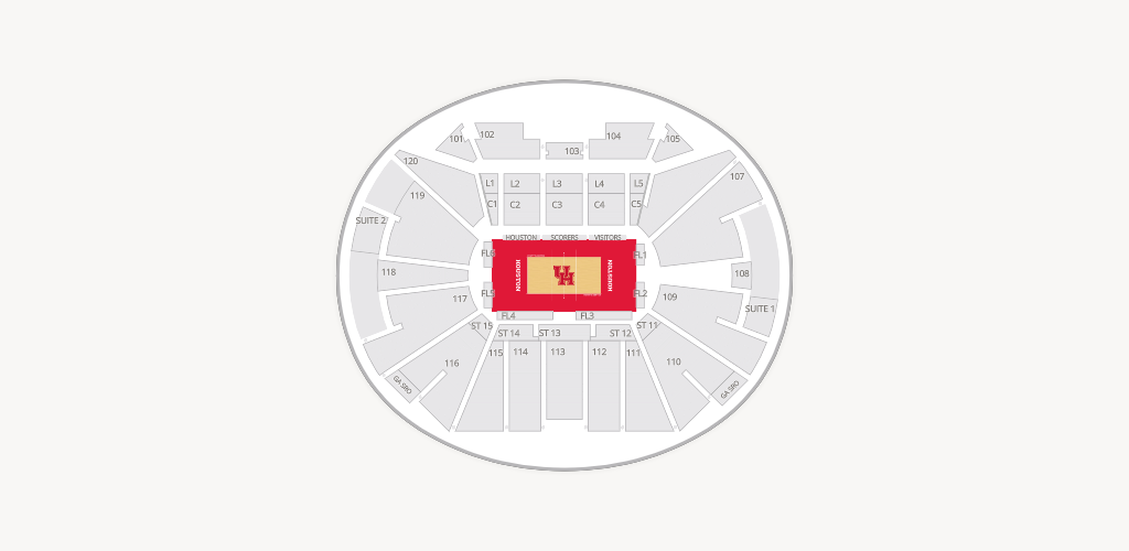 Fertitta Center Seating Chart