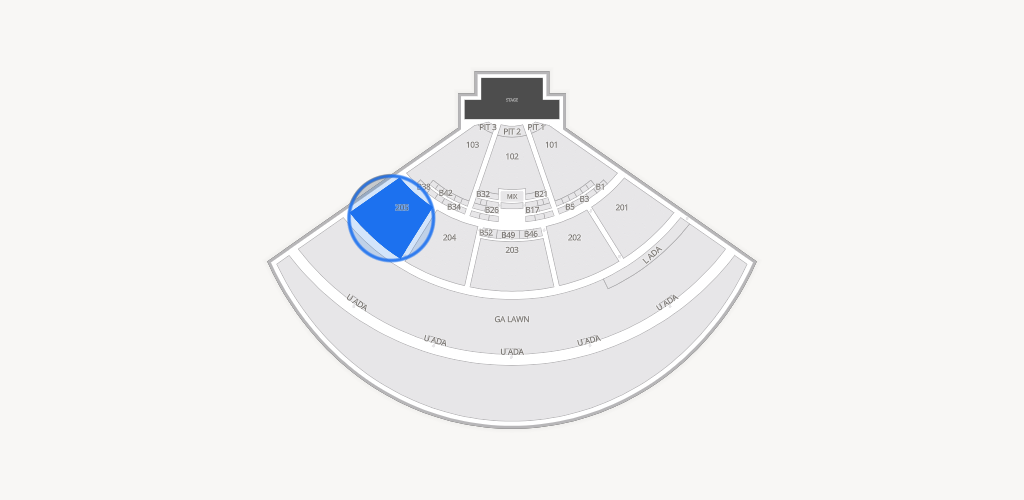 Fiddler's Green Amphitheatre Seating Chart