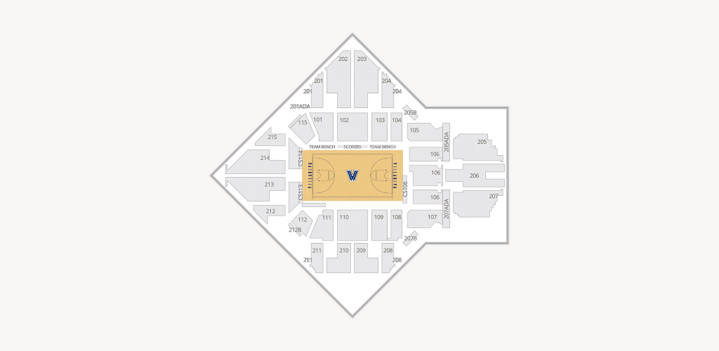 Finneran Pavilion Seating Chart