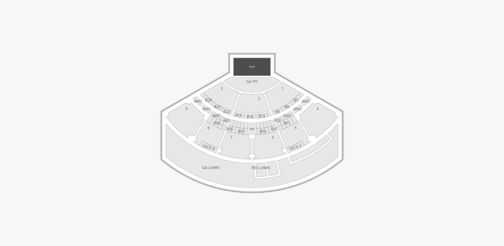 First Financial Credit Union Amphitheater Seating Chart
