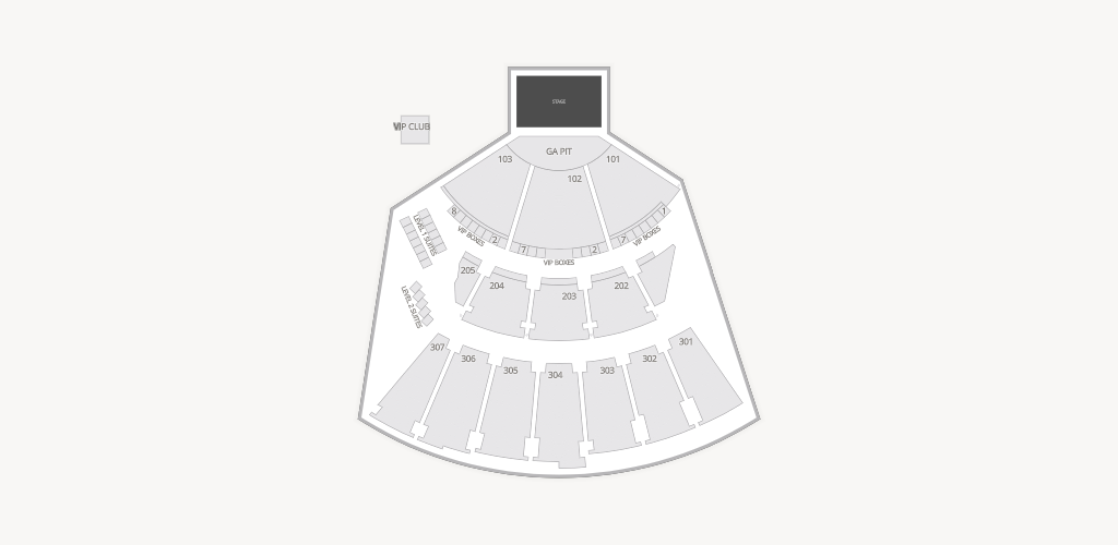 FirstBank Amphitheater Seating Chart