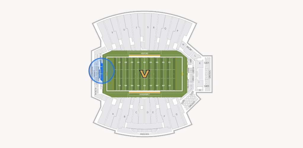 FirstBank Stadium Seating Chart