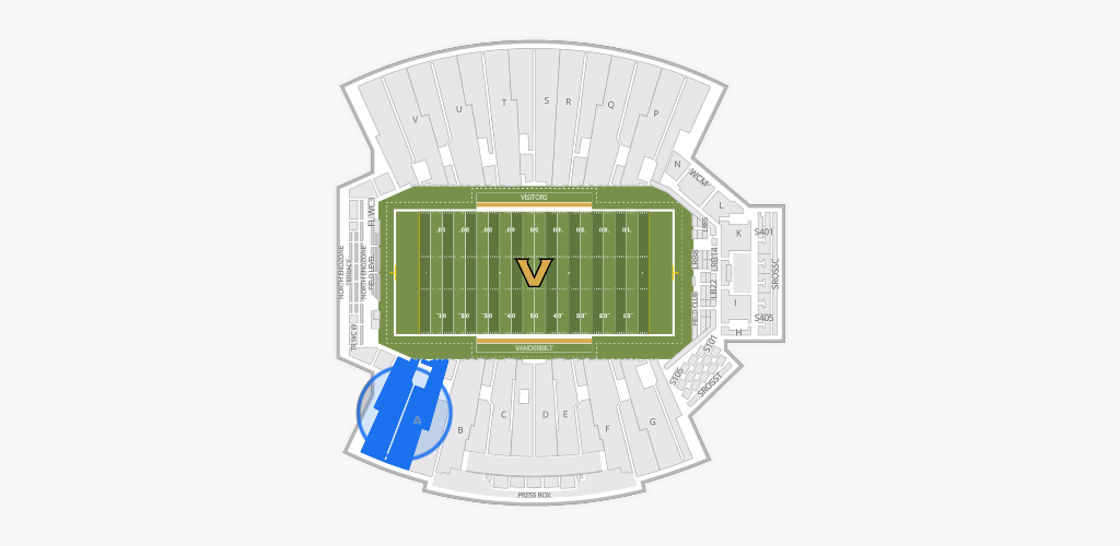 FirstBank Stadium Seating Chart