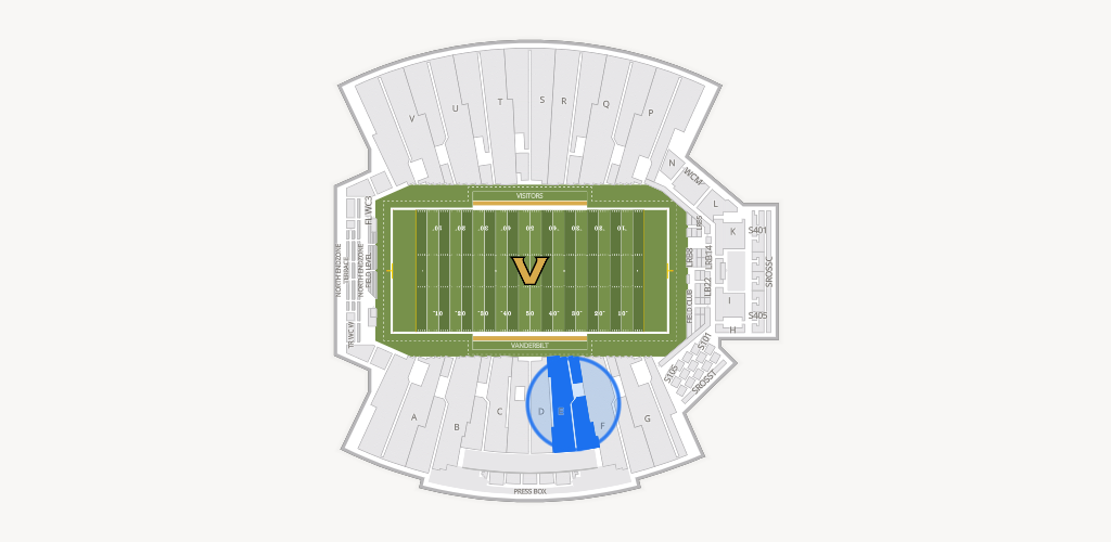 FirstBank Stadium Seating Chart