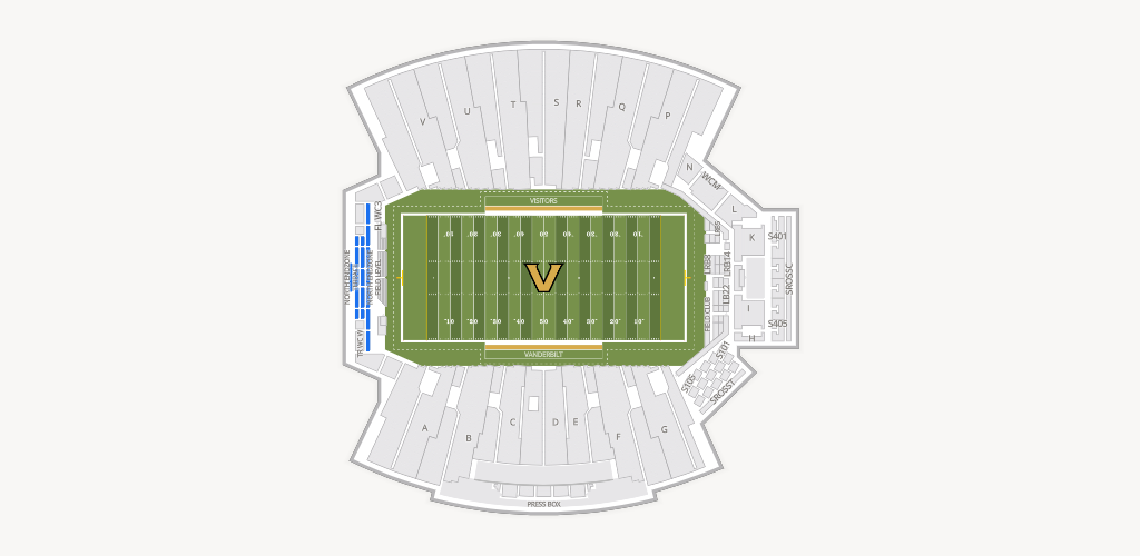 FirstBank Stadium Seating Chart