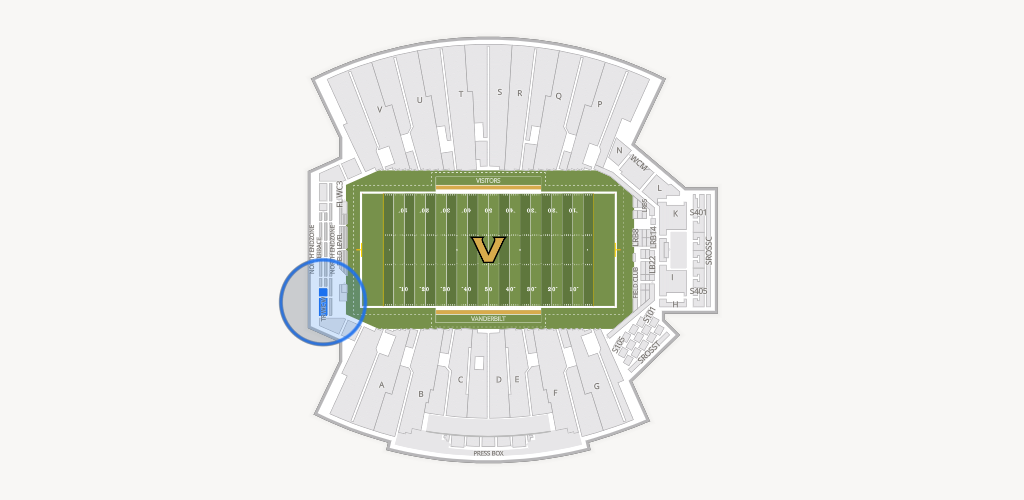 FirstBank Stadium Seating Chart