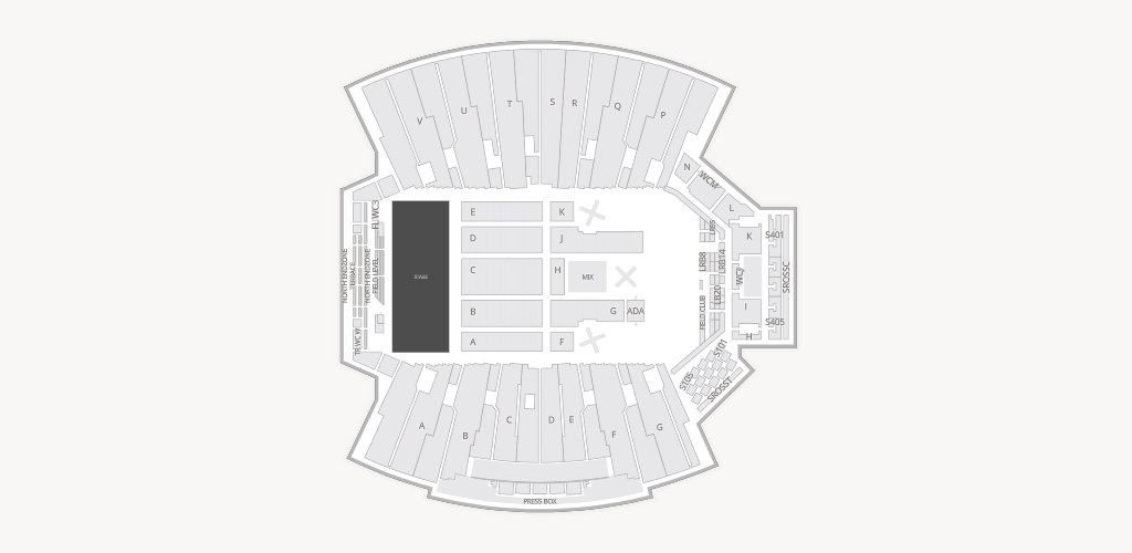 FirstBank Stadium Seating Chart