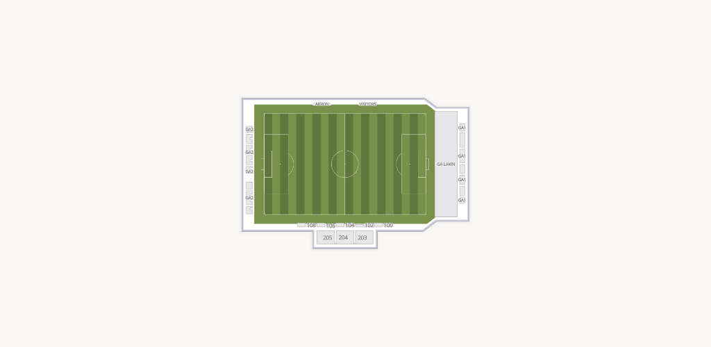FirstEnergy Stadium - Akron, OH Seating Chart