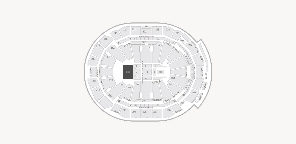 Fiserv Forum Seating Chart