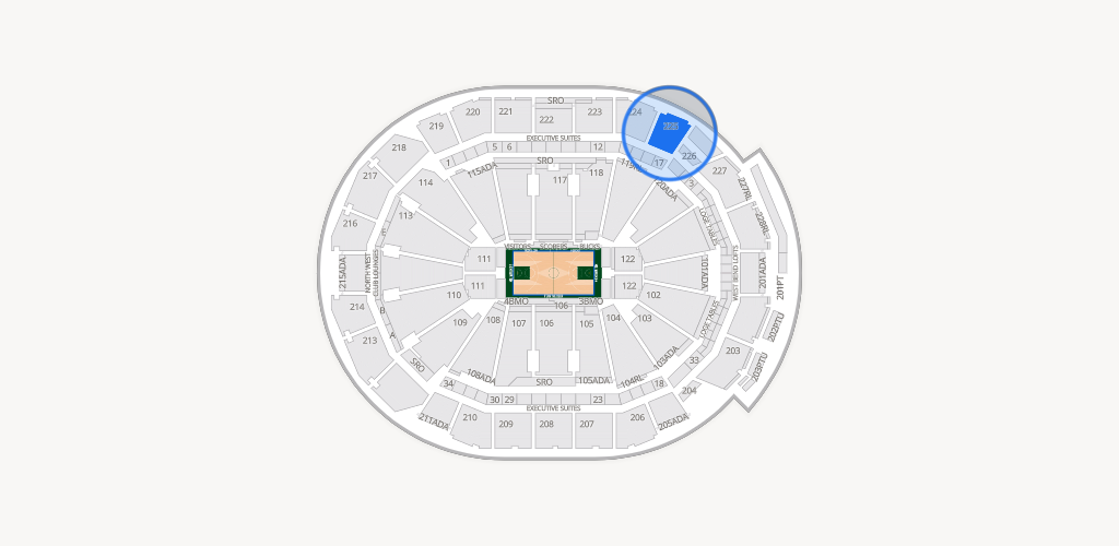 Fiserv Forum Seating Chart