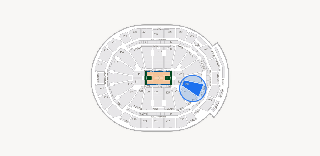 Fiserv Forum Seating Chart