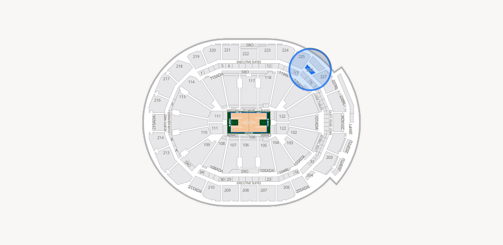 Fiserv Forum Seating Chart