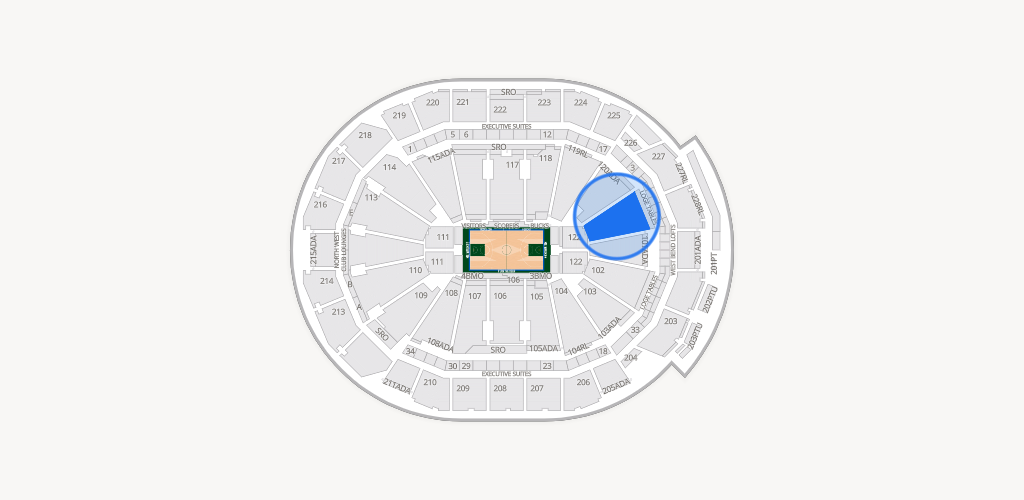 Fiserv Forum Seating Chart