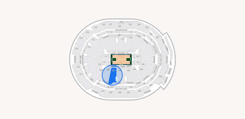 Fiserv Forum Seating Chart