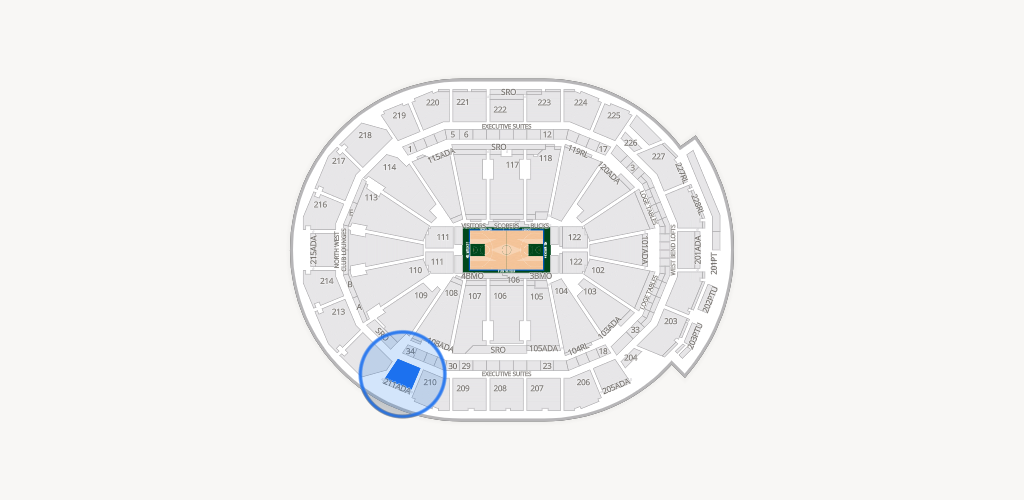 Fiserv Forum Seating Chart