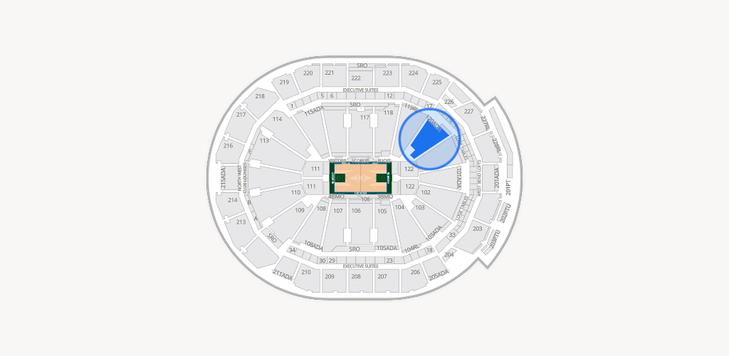 Fiserv Forum Seating Chart