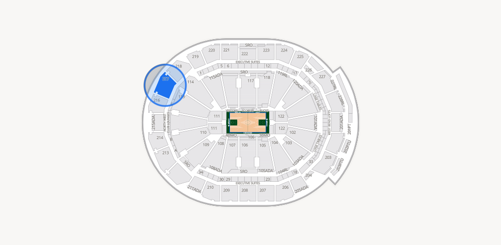 Fiserv Forum Seating Chart