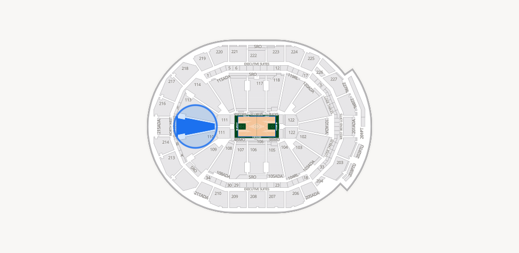 Fiserv Forum Seating Chart