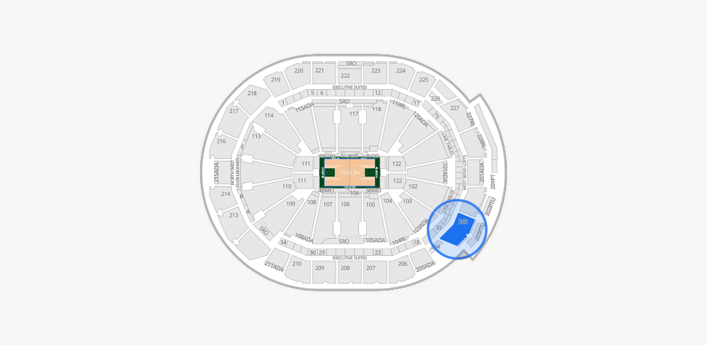 Fiserv Forum Seating Chart