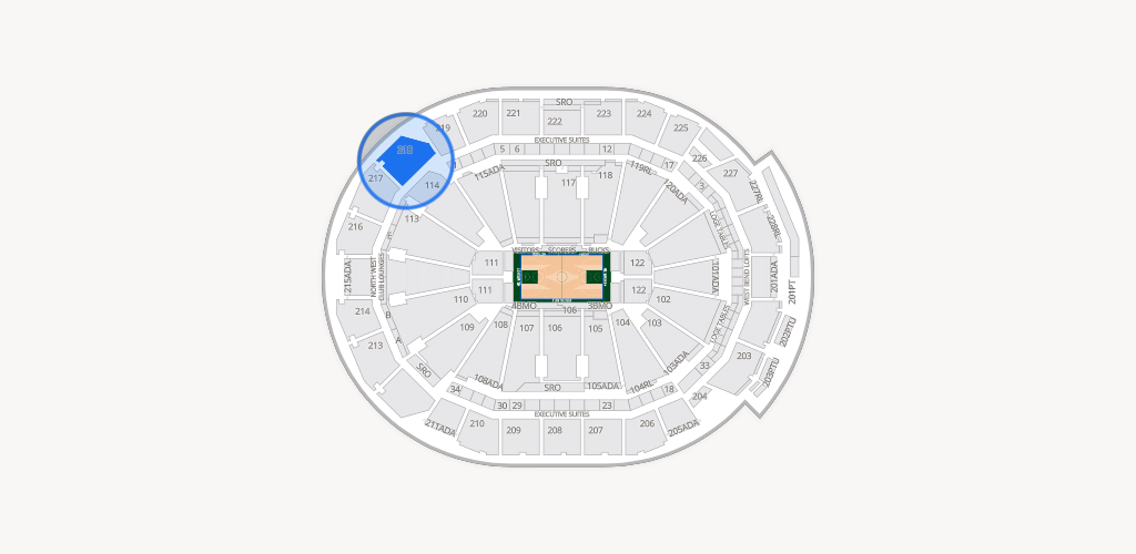 Fiserv Forum Seating Chart