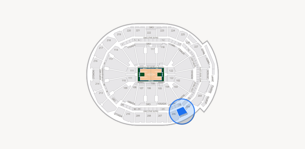 Fiserv Forum Seating Chart