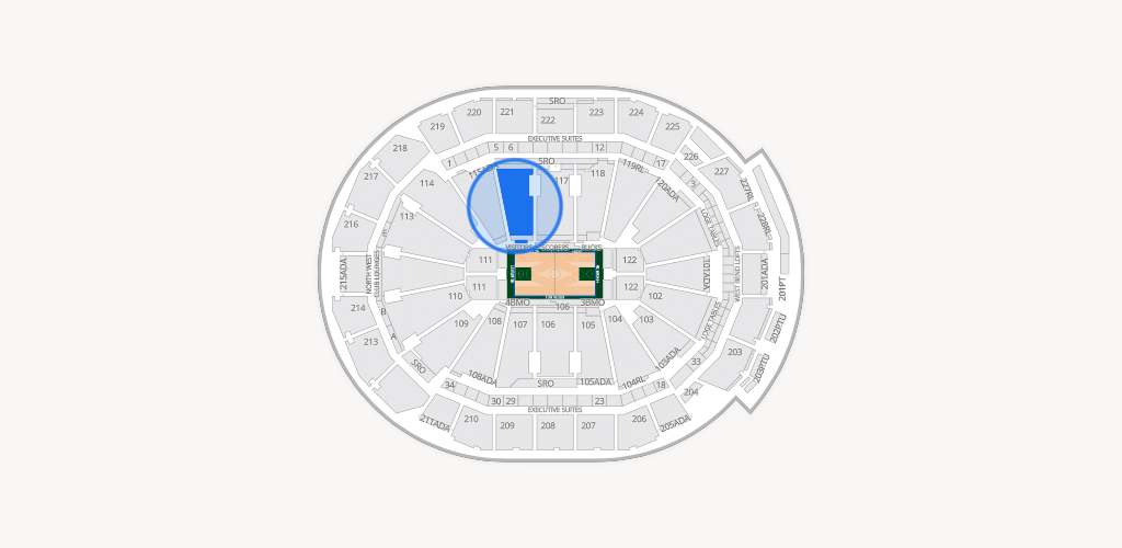 Fiserv Forum Seating Chart