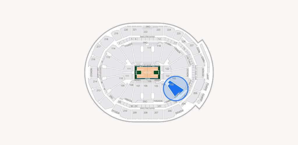 Fiserv Forum Seating Chart
