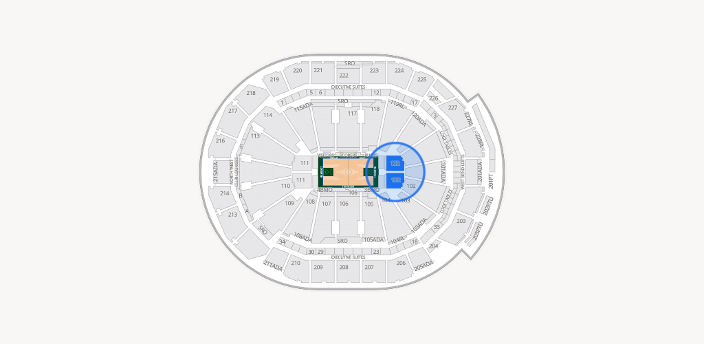 Fiserv Forum Seating Chart