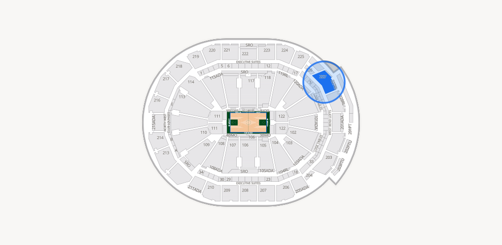 Fiserv Forum Seating Chart