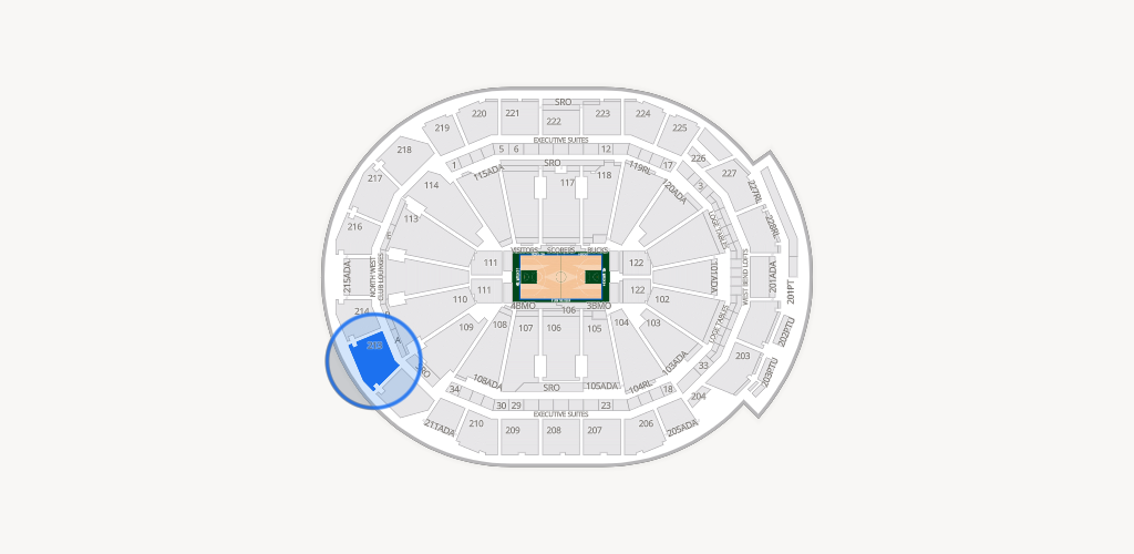 Fiserv Forum Seating Chart