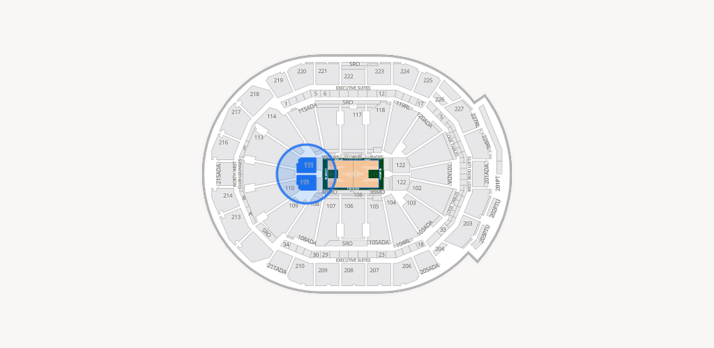 Fiserv Forum Seating Chart