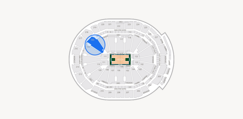Fiserv Forum Seating Chart
