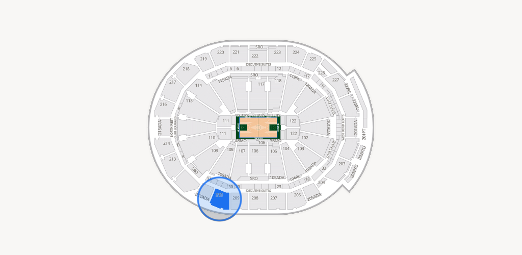 Fiserv Forum Seating Chart