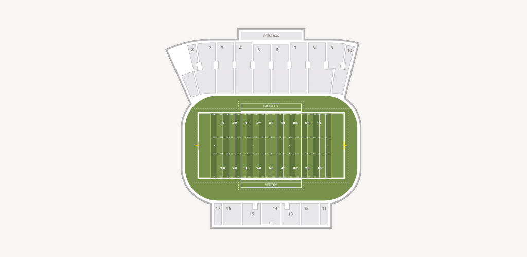 Fisher Stadium Seating Chart