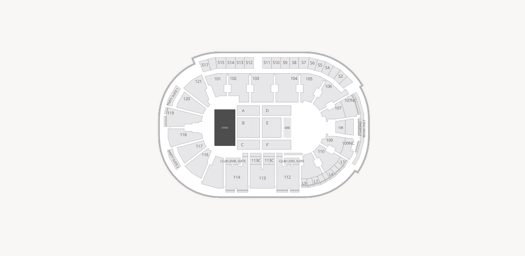 Fishers Event Center Seating Chart