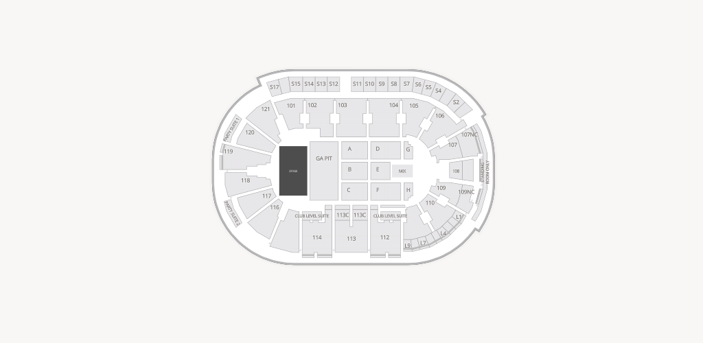 Fishers Event Center Seating Chart