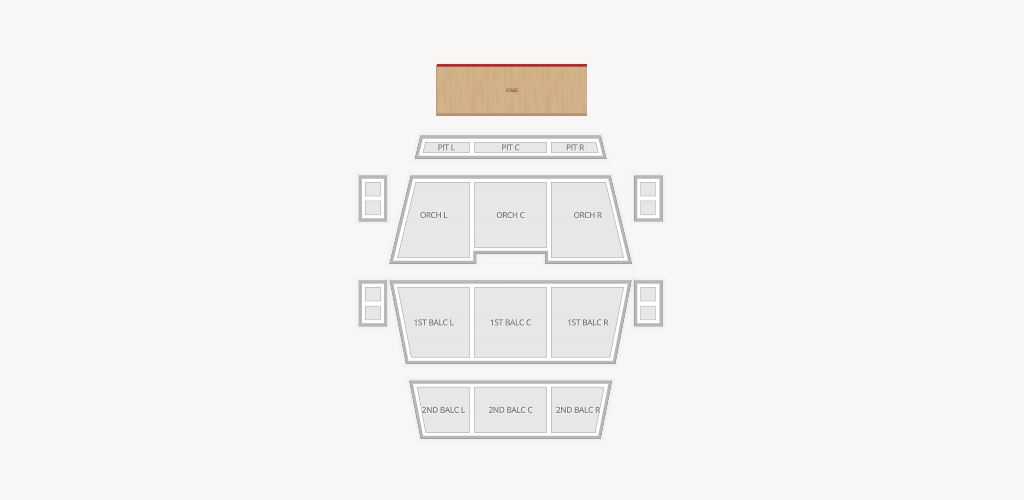 Fitzgerald Theater Seating Chart