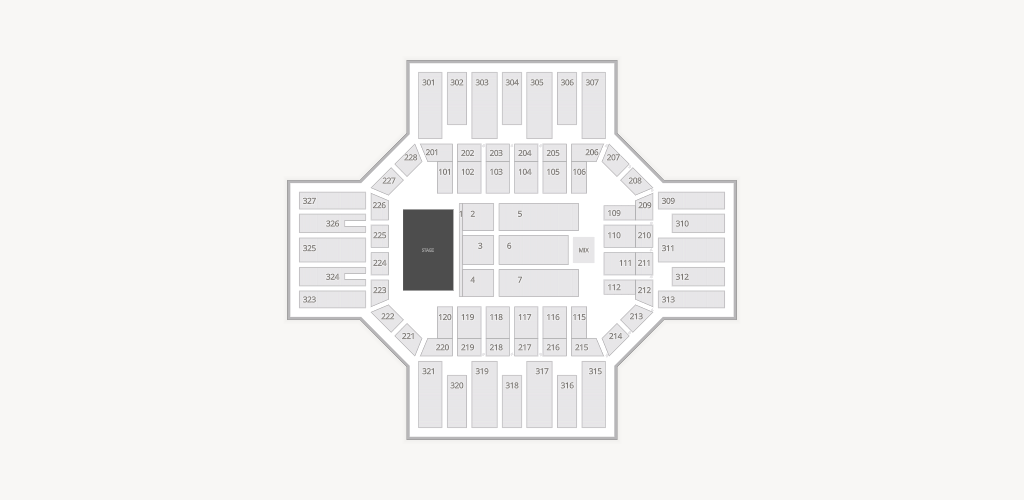 Florence Center Seating Chart